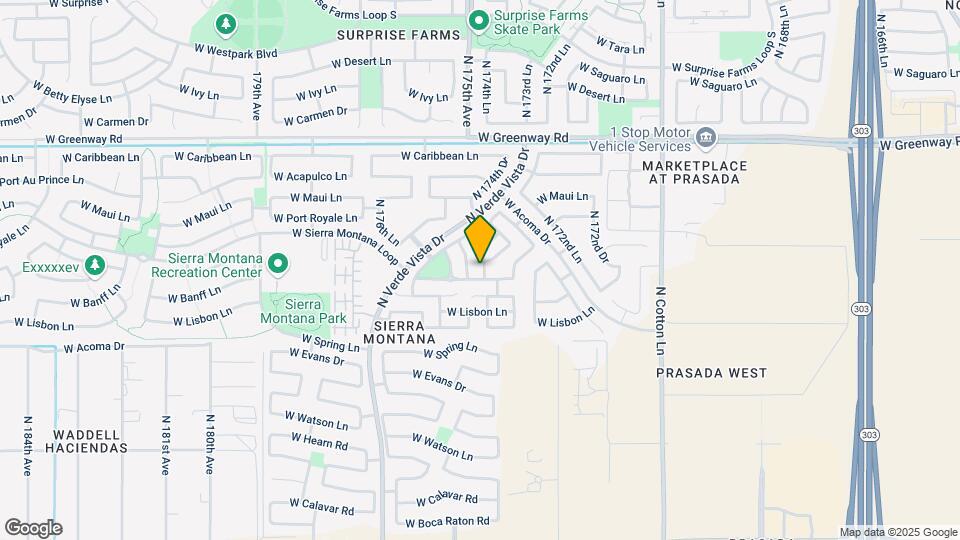 14860 N 174th Dr Mapa y Detalles de la Ubicación