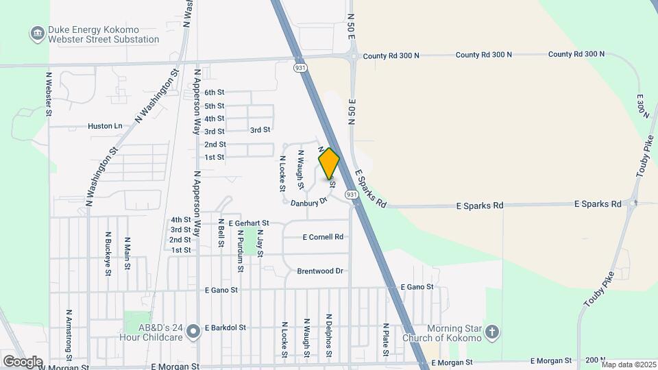 2713 N Delphos St Map and Location Details