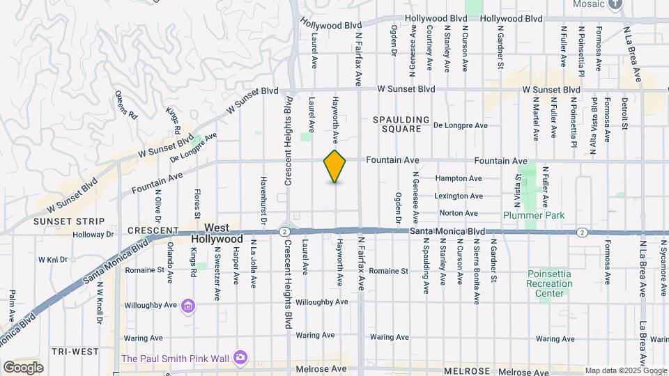 1233 Hayworth Ave Mapa y Detalles de la Ubicación