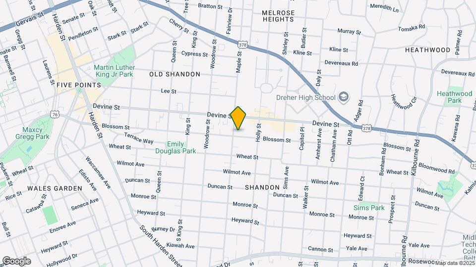 2807 Blossom St Map and Location Details