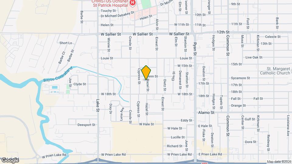 2512 Hazel St Map and Location Details