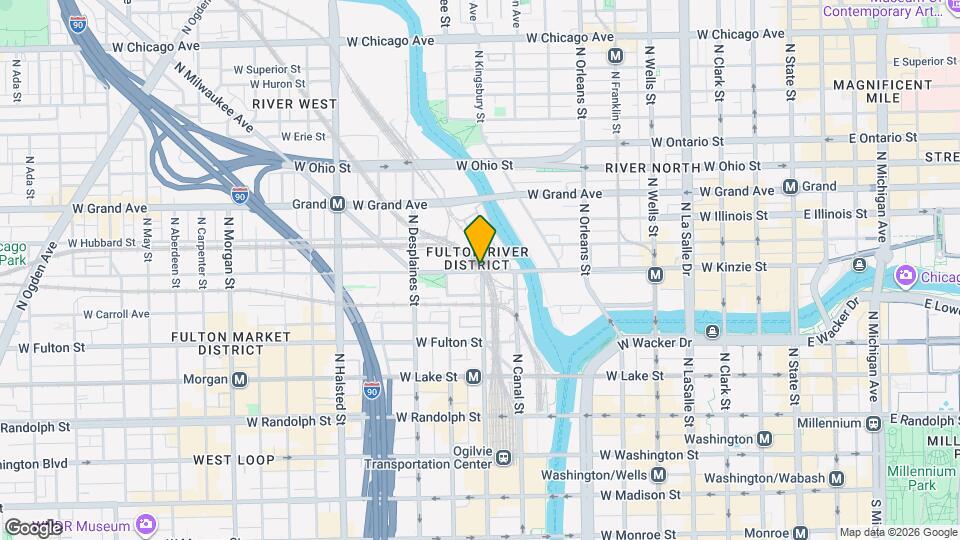 560 W Kinzie St Mapa y Detalles de la Ubicación