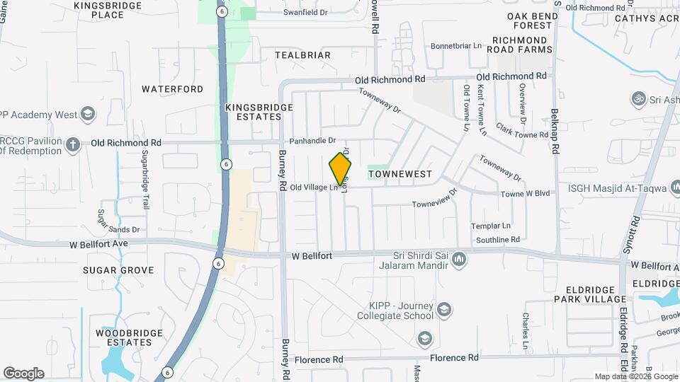 10402 Long River Dr Mapa y Detalles de la Ubicación