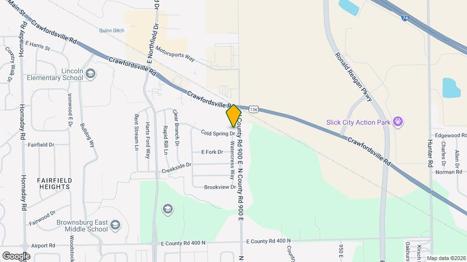 1902 Cold Spring Dr Mapa y Detalles de la Ubicación