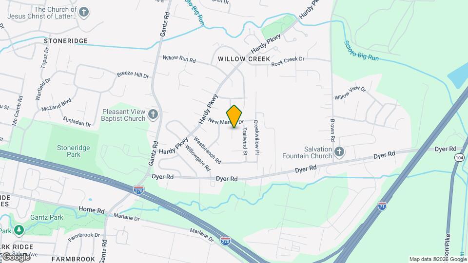 2576 Willow Park Rd Map and Location Details