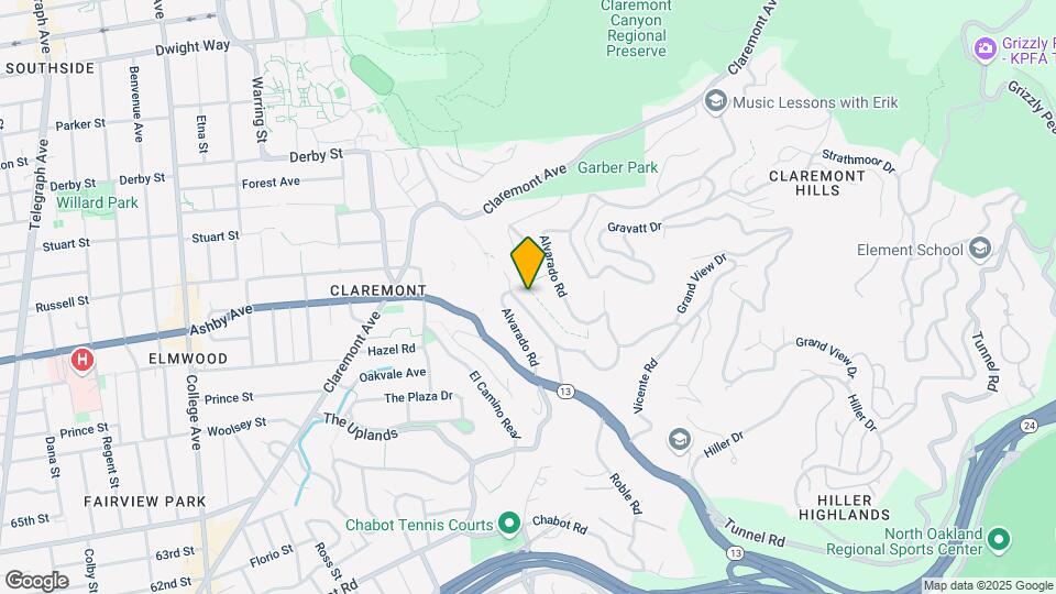 95 Alvarado Rd Map and Location Details