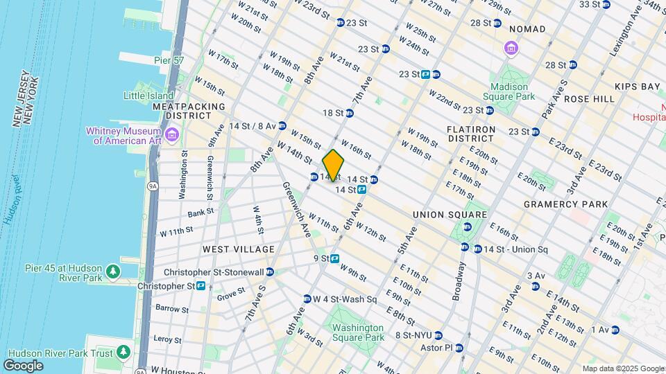 141 W 13th St Map and Location Details