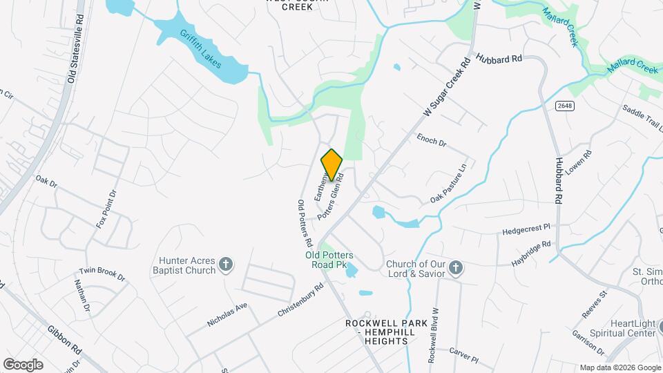 4701 Potters Glen Rd Mapa y Detalles de la Ubicación