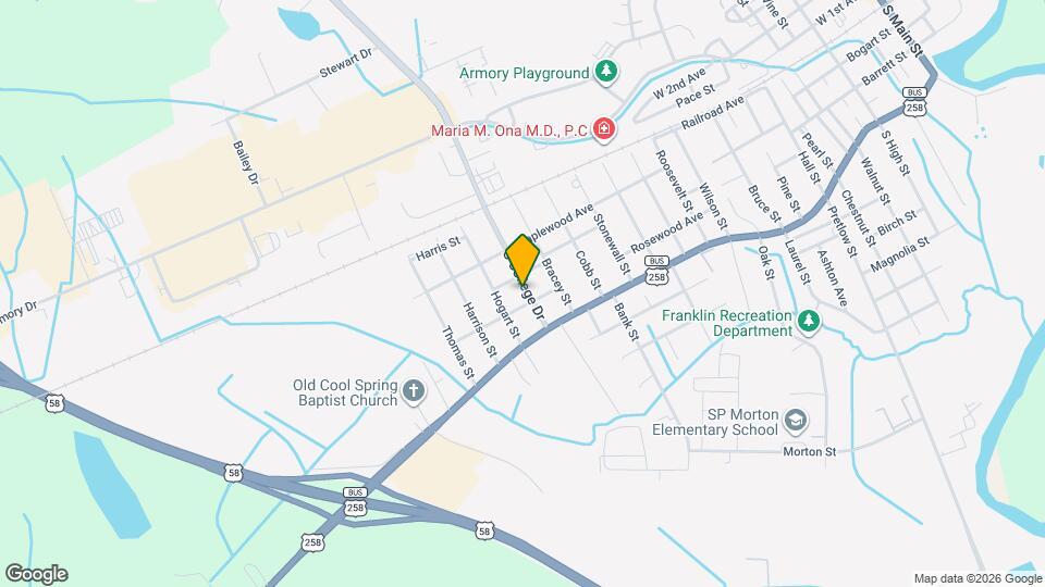 410 S College Dr Mapa y Detalles de la Ubicación
