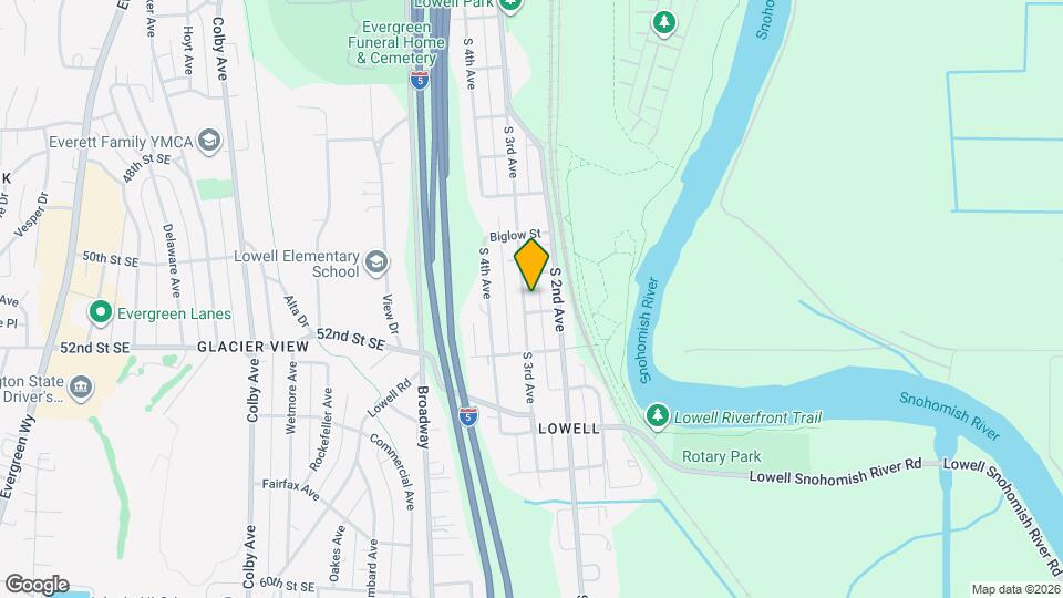 5113 S 3rd Ave Map and Location Details