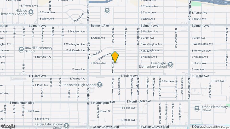 4508 E Illinois Ave Map and Location Details