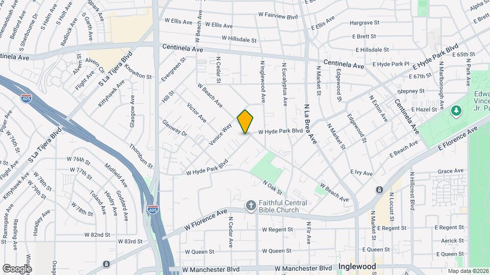 511 W Hyde Park Blvd Map and Location Details