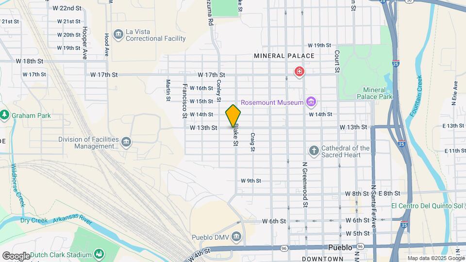 904 W 13th St Map and Location Details