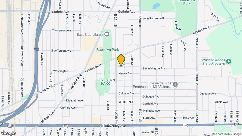 2717 E Washington Ave Map and Location Details