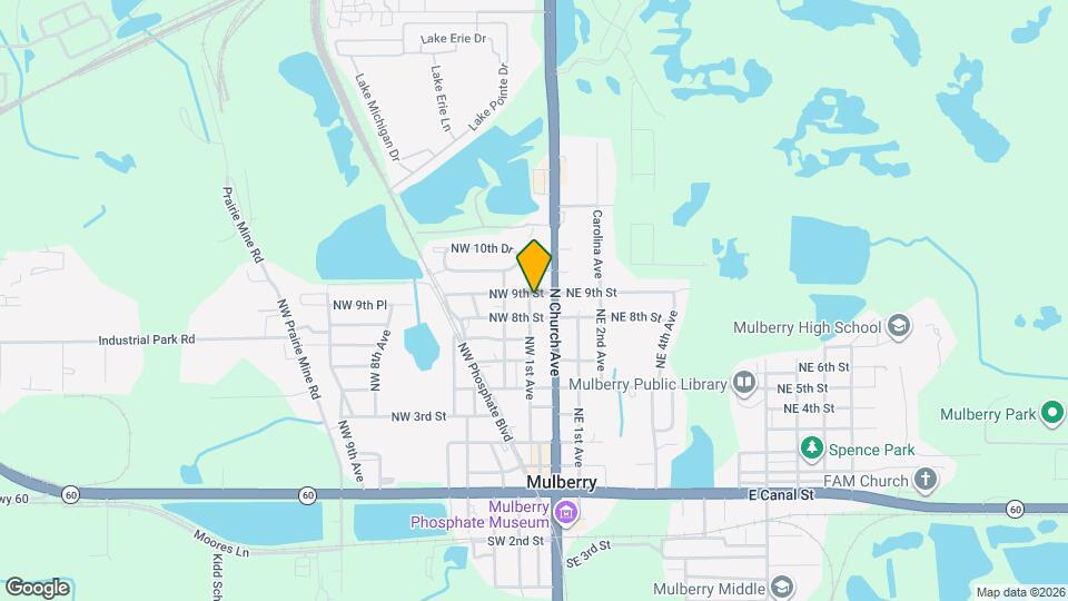 807 NW 1st Ave Map and Location Details