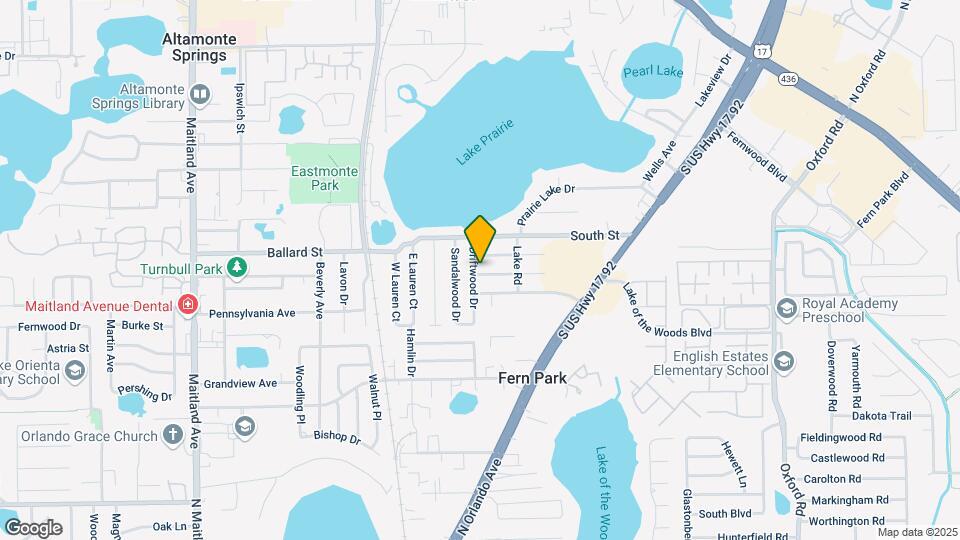 2401 Driftwood Dr Map and Location Details