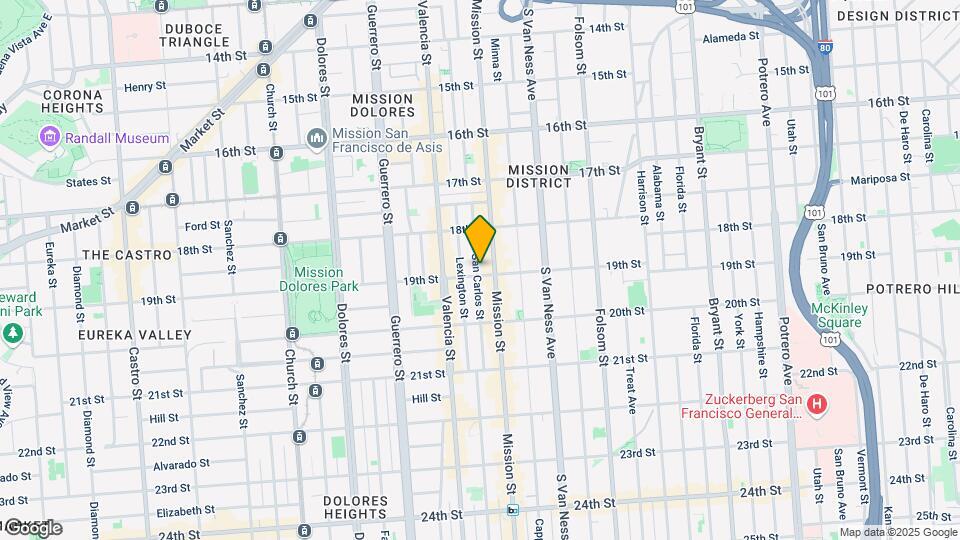 3424 19th St Map and Location Details