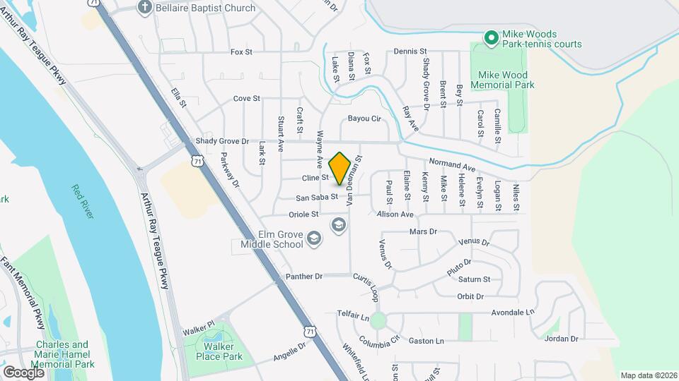 1711 San Saba St Map and Location Details