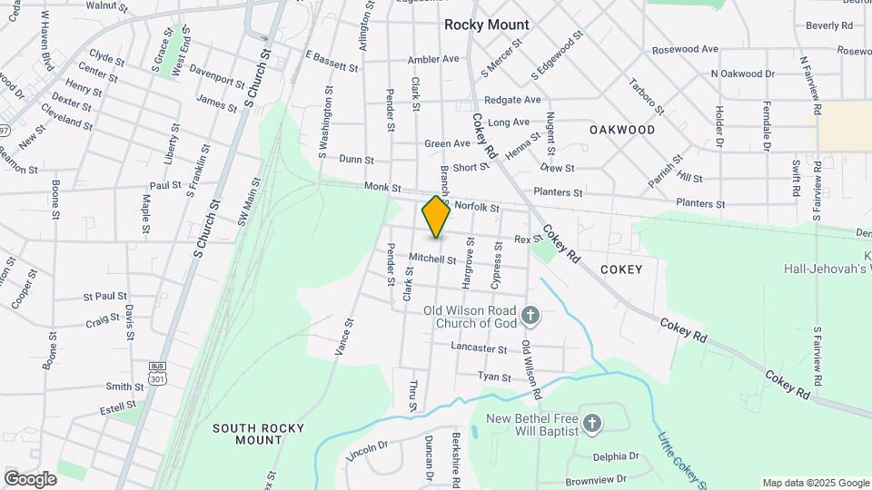 1216 Branch St Map and Location Details