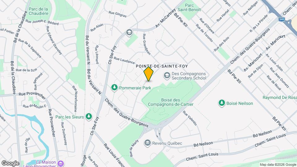 3699 Des Compagnons Av Map and Location Details