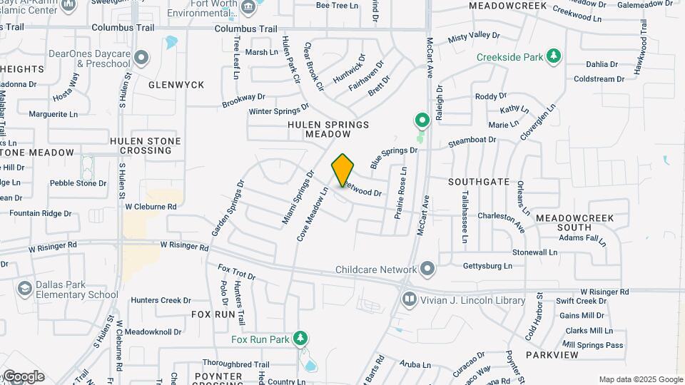 3720 Garden Springs Dr Map and Location Details