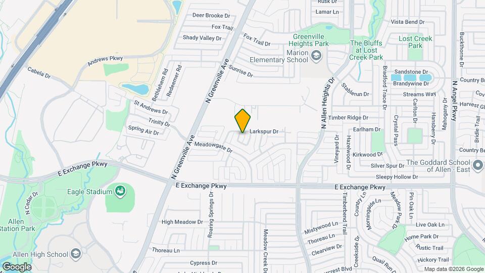 1410 Thistle Cir Map and Location Details