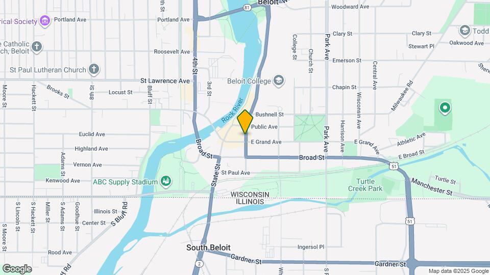 418 Pleasant St, Unit 418.5 Map and Location Details