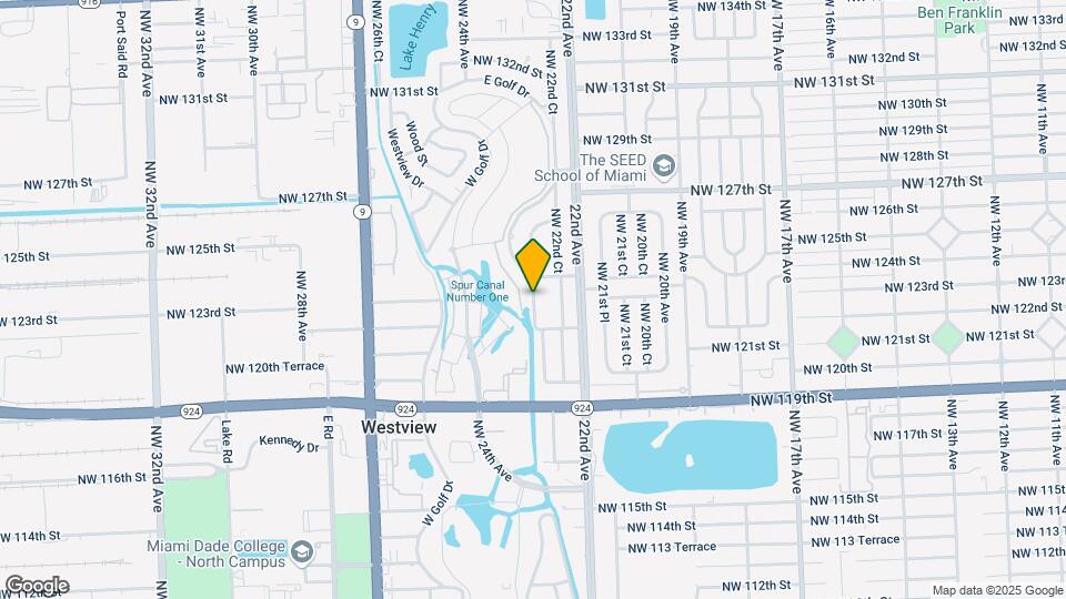12308 NW 23rd Ct Map and Location Details