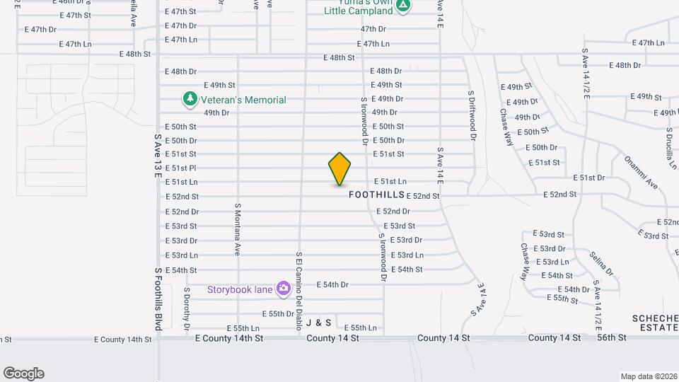 13616 E 52nd St Map and Location Details