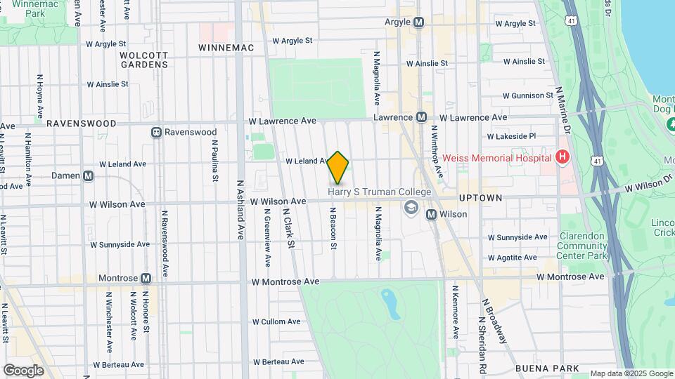 4611 N Beacon St, Unit 2c Map and Location Details