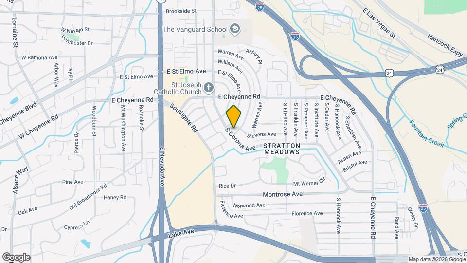 2014 S Corona Ave Map and Location Details