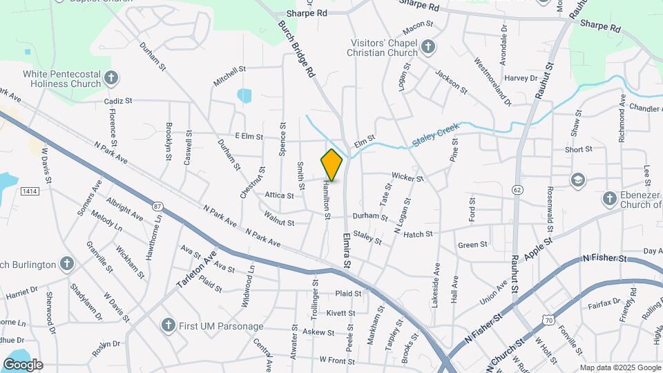 425 Hamilton St Map and Location Details