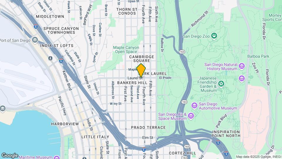 319 Laurel St-Unit -319 Map and Location Details