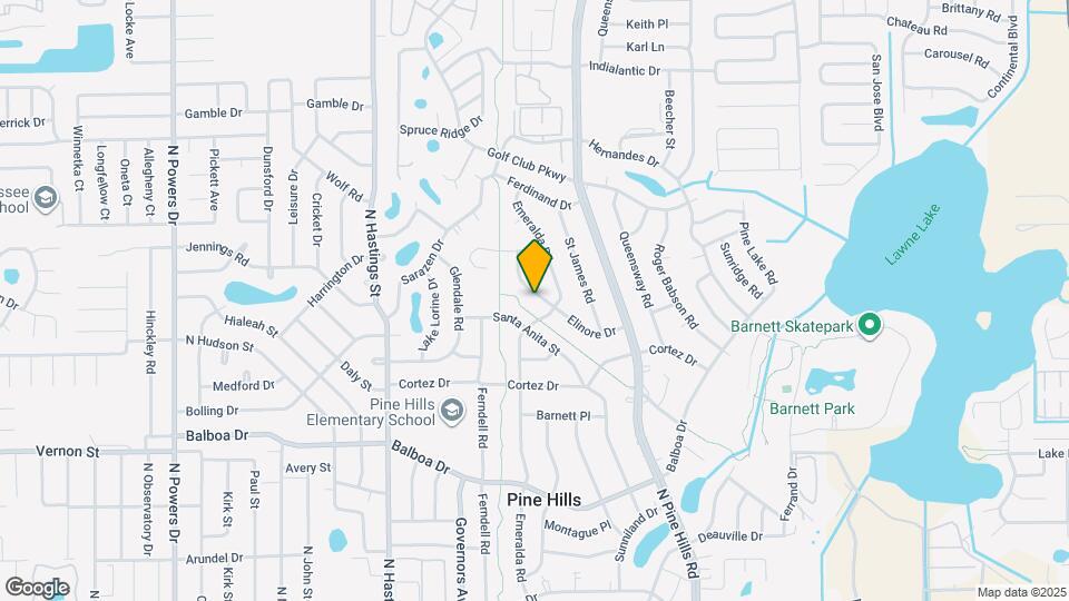 1232 Elinore Dr Map and Location Details