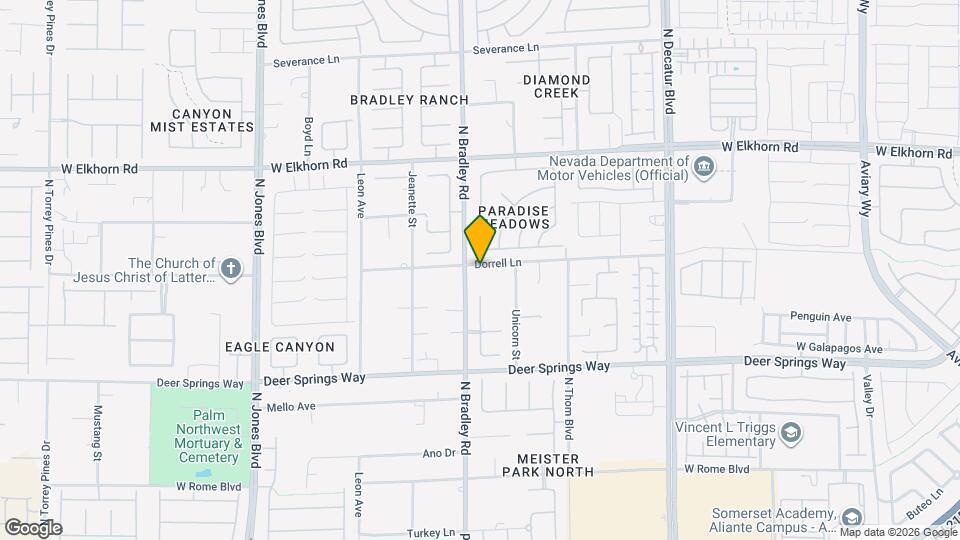 5353 Dorrell Ln Map and Location Details
