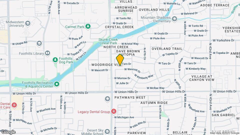 4932 W Wescott Dr Map and Location Details