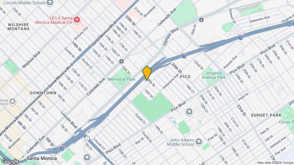 1748 17th St Mapa y Detalles de la Ubicación