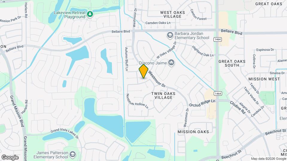 18126 Brightwood Park Ln Mapa y Detalles de la Ubicación