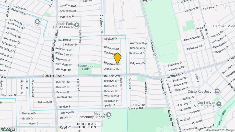6054 Ridgeway Dr Map and Location Details