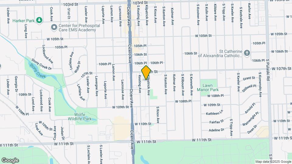 10724 S Kilpatrick Ave Mapa y Detalles de la Ubicación