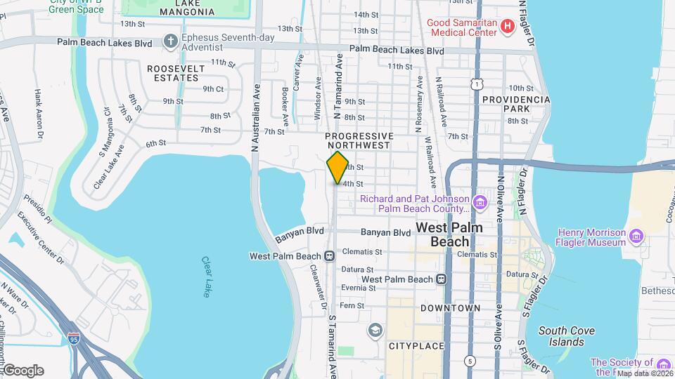 410 N Tamarind Ave Map and Location Details