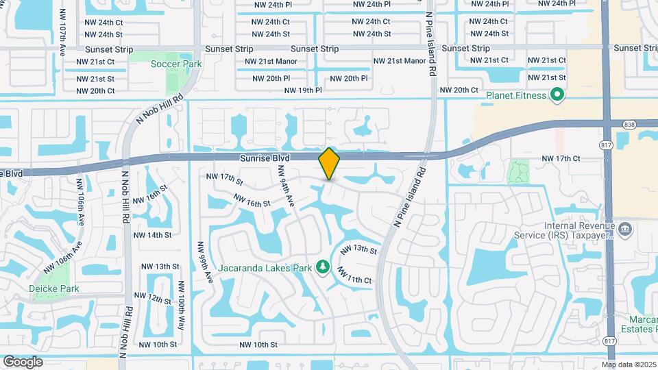 1681 NW 93rd Ave Map and Location Details