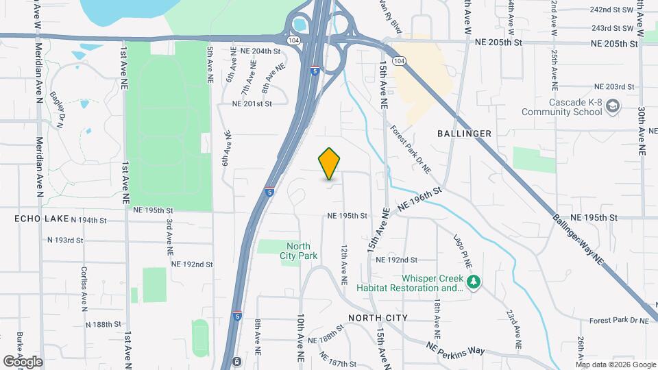 1126 NE 197th Ct Map and Location Details