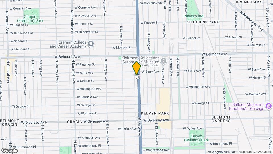 3040 N Cicero Ave Map and Location Details