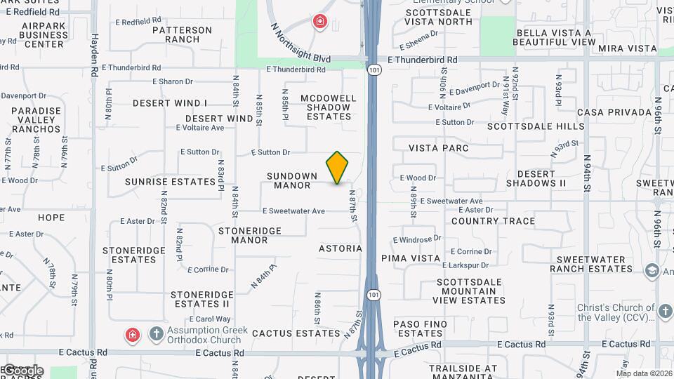 8645 E Wood Dr Map and Location Details