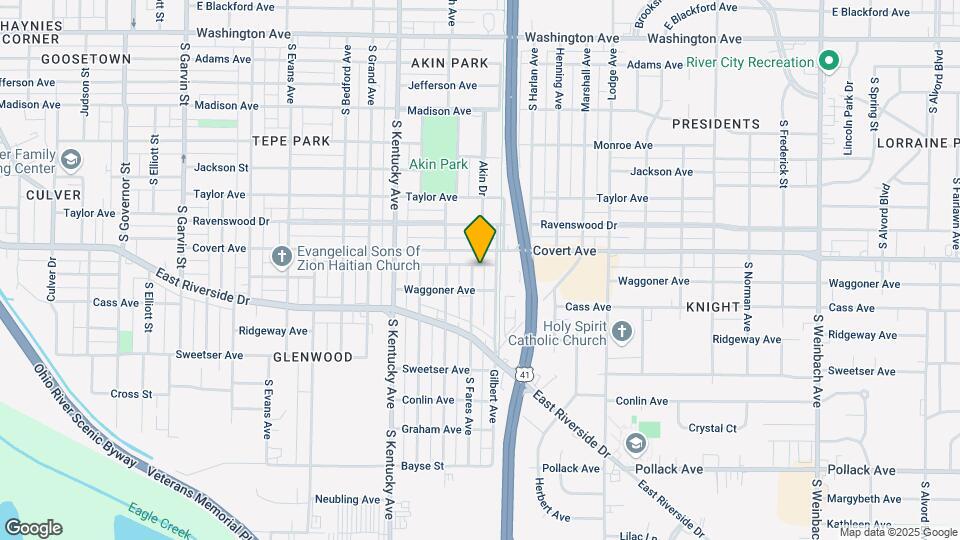 1602 S Fares Ave Map and Location Details