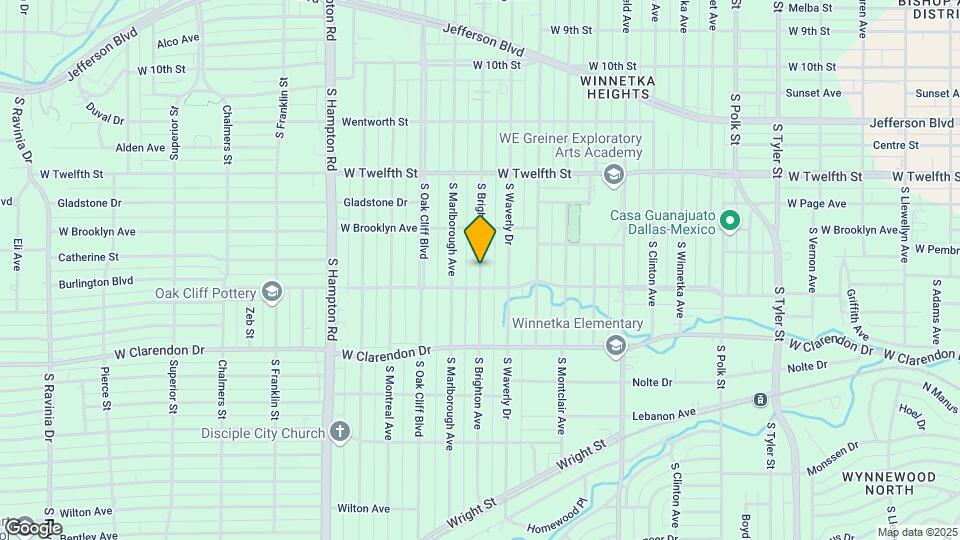 815 S Brighton Ave Map and Location Details