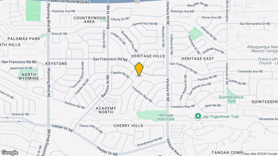 8712 Plymouth Rock Rd NE Map and Location Details