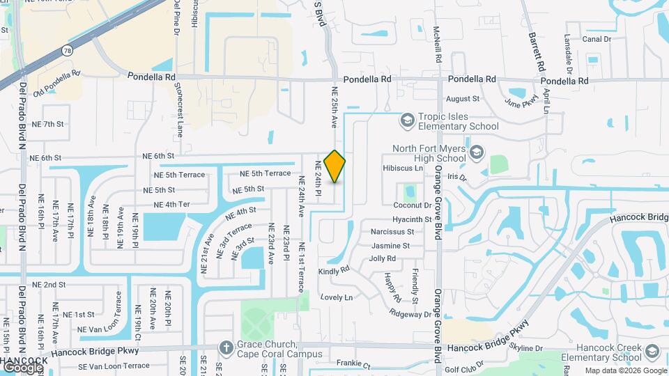 415 NE 25th Ave Map and Location Details