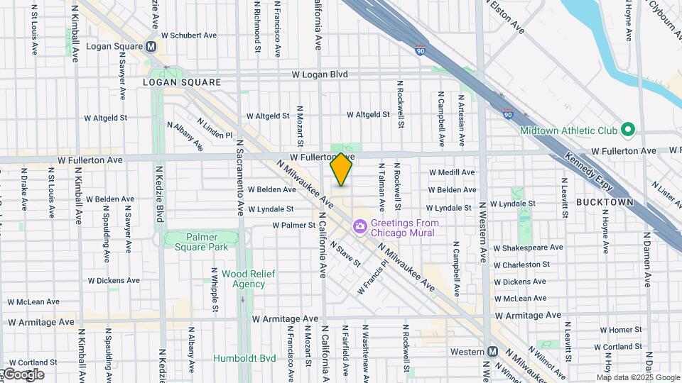 2712 W Belden Ave Map and Location Details